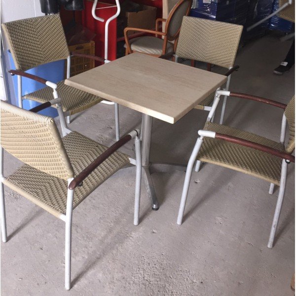 Marble Tables - Rattan Chairs (Price Descriptions!) Tables / Chairs (used)